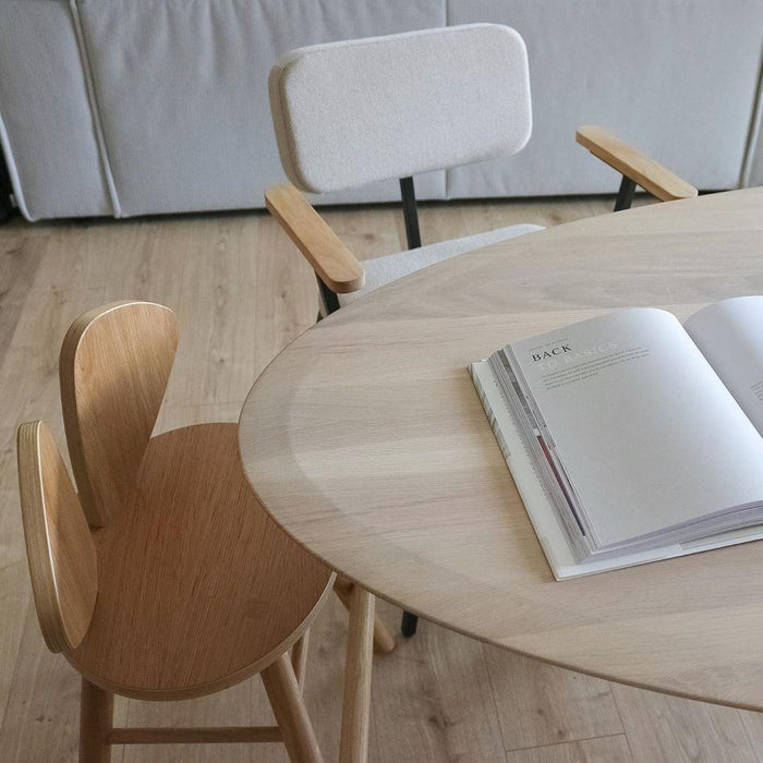 Mouse kinderbank gelakt eiken