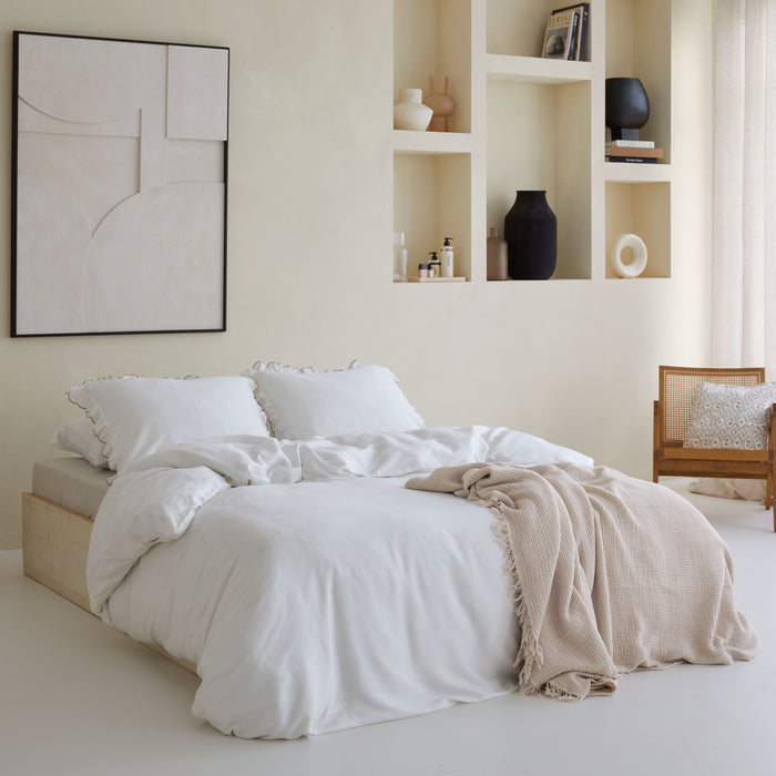 Walra Real Romance Dekbedovertrek 140x220 - Wit