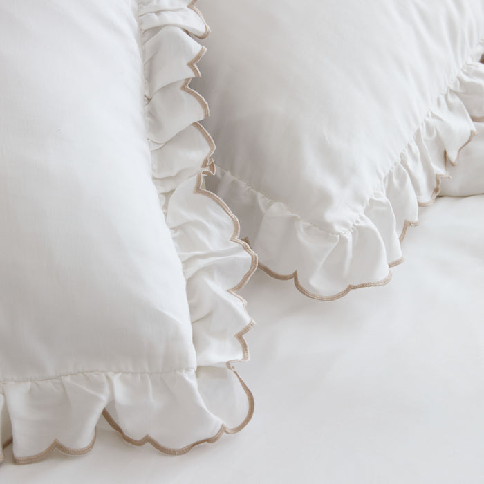 Walra Real Romance Dekbedovertrek 200x220 - Wit