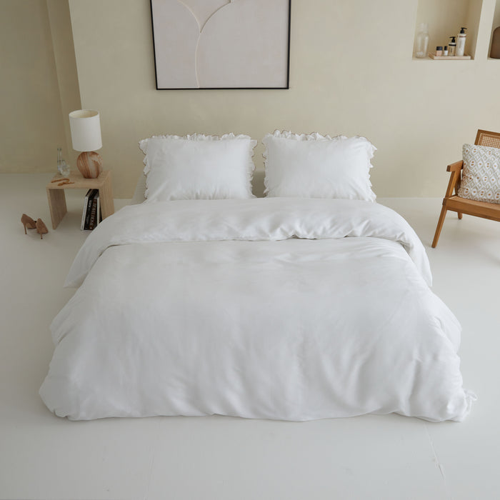 Walra Real Romance Dekbedovertrek 240x220 - Wit