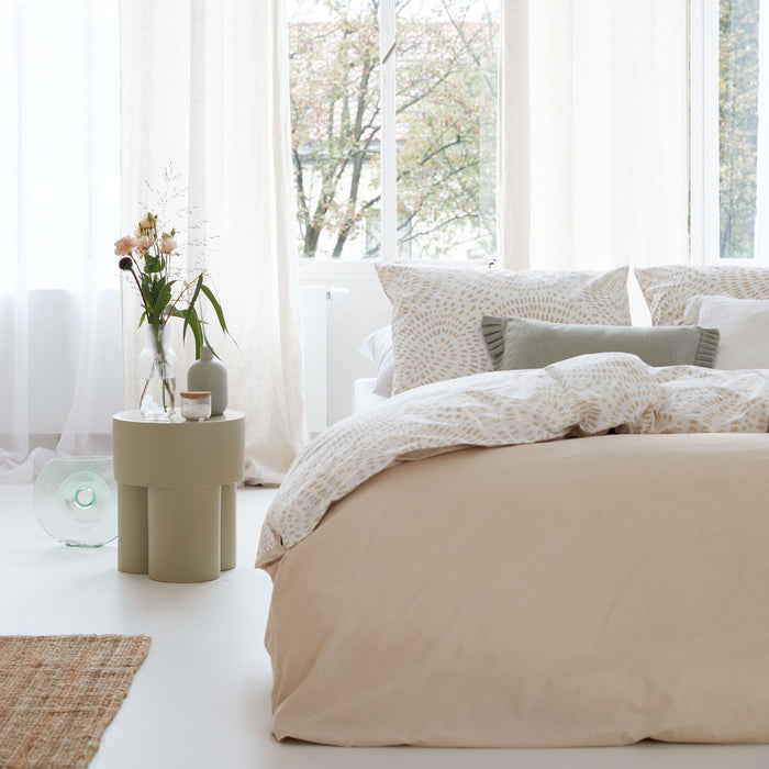 Walra Remade Crazy Crinkles Dekbedovertrek 140x220 - Zand