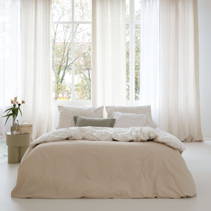 Walra Remade Crazy Crinkles Dekbedovertrek 200x220 - Zand