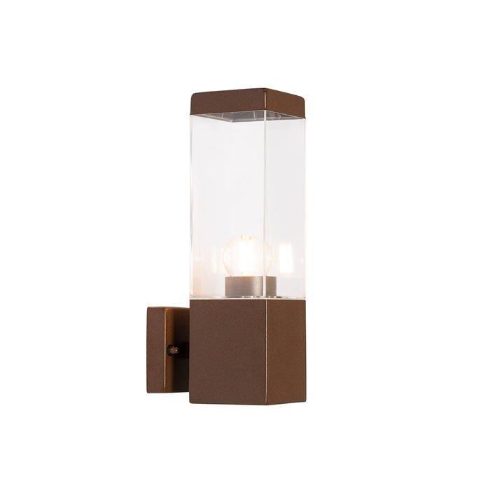 QAZQA Moderne buiten wandlamp roestbruin - Malios