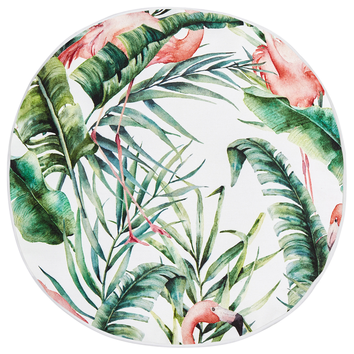 Beliani-ELLERA-Tuinkussen set van 2-Multicolor-40 cm-Polyester