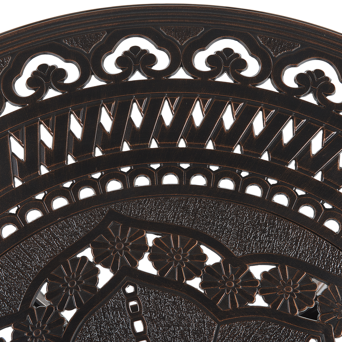 Beliani - SALENTO - Tuinset - Bruin - Aluminium