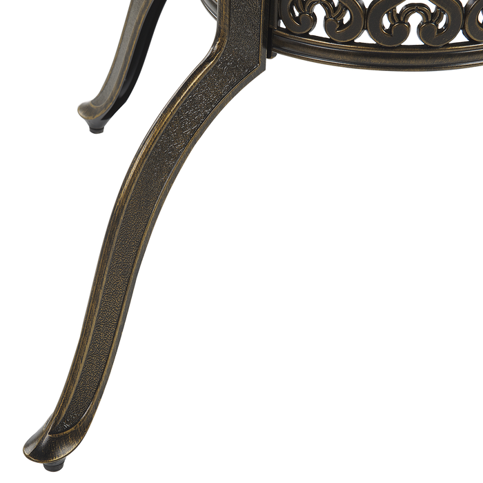 Beliani - SAPRI - Tuinset - Bruin - Aluminium