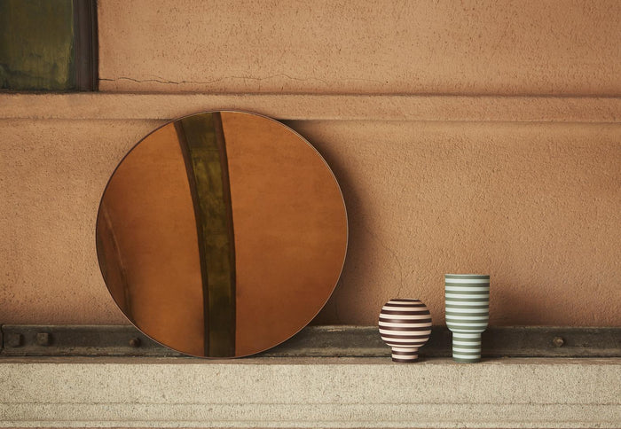 Circum spiegel Ø90 amber