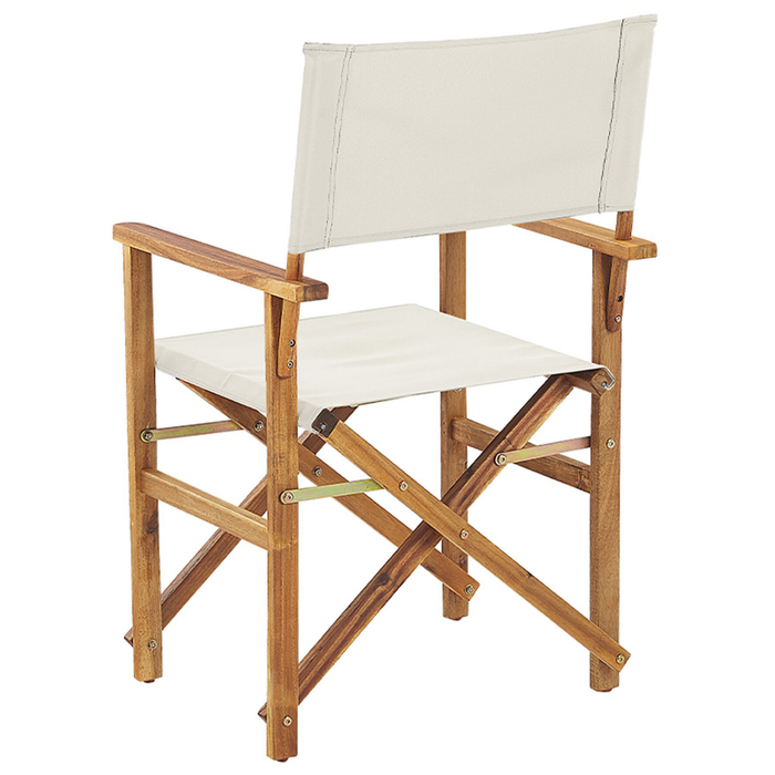 Beliani-CINE -Tuinstoel set van 2-Groen|Hout|Flamingo-Polyester