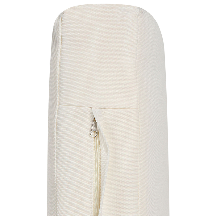 Beliani - TODI - Fauteuil - Lichthout|Wit - Bamboe