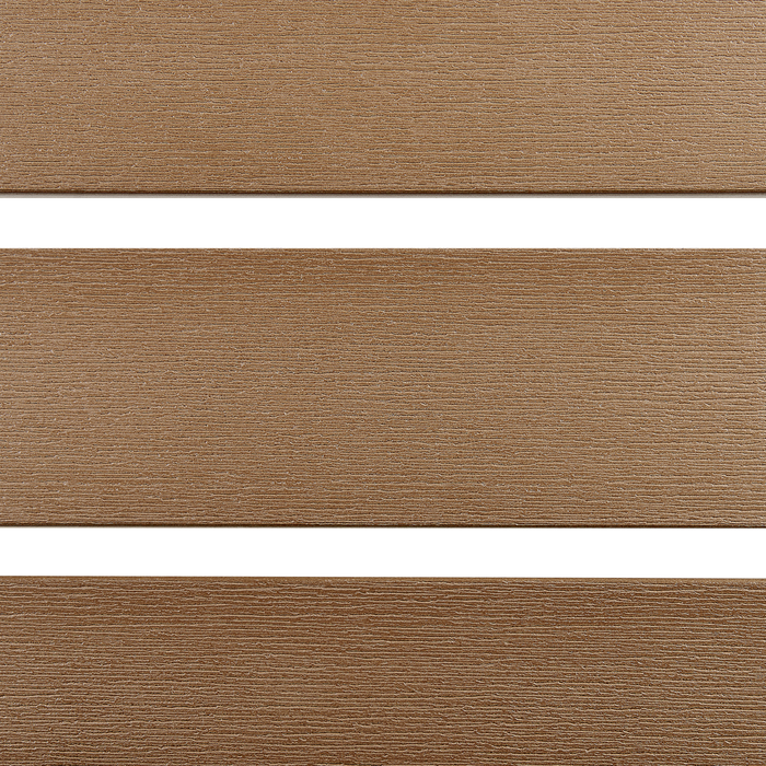 Beliani - VERNIO - Tuinstoel set van 6 - Lichthout|Zwart - Kunsthout