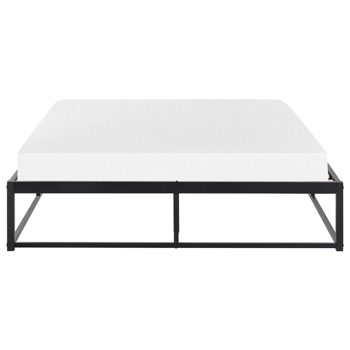 Beliani - VIRY - Tweepersoonsbed - Zwart - 140 x 200 cm - Metaal