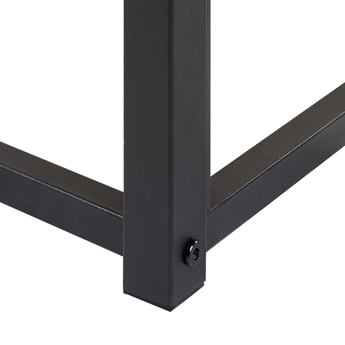 Beliani - VIRY - Tweepersoonsbed - Zwart - 140 x 200 cm - Metaal