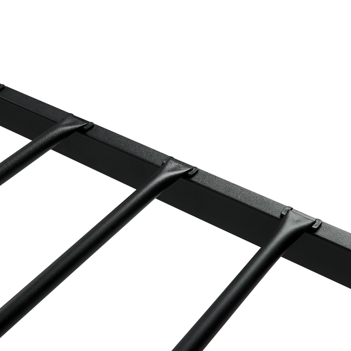 Beliani - BATTUT - Eenpersoonsbed - Zwart - 90 x 200 cm - Metaal