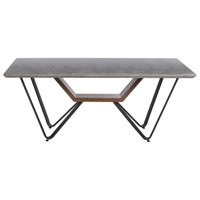 Beliani - BANDURA - Eettafel - Lichtgrijs - MDF