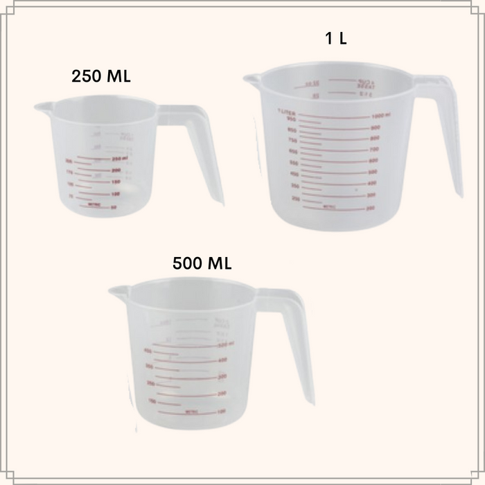 OTIX Maatbeker Set van 3 Kunststof Verschillende Maten