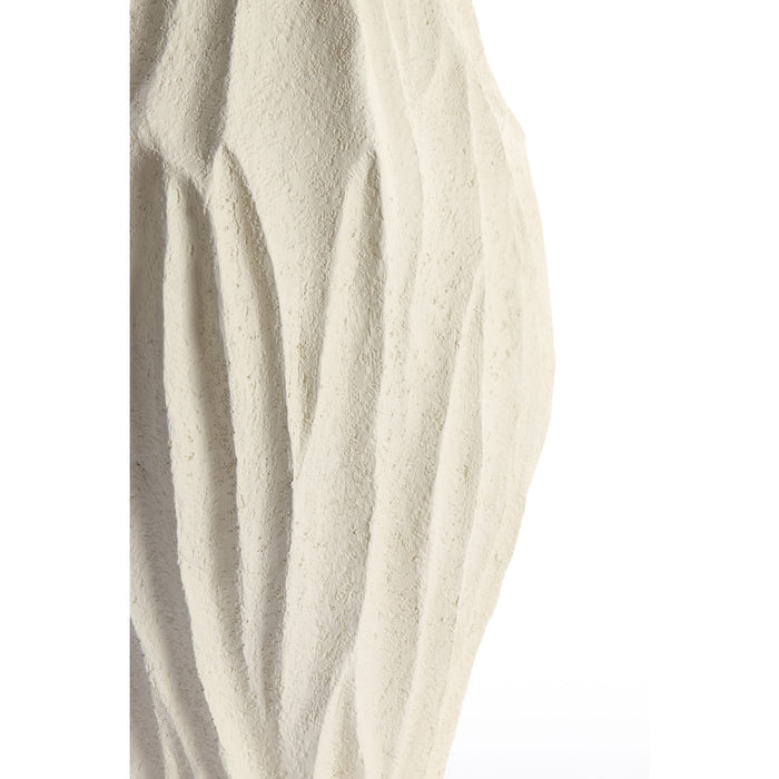 Light & Living Vaas Vedder - Crème - Ø24cm