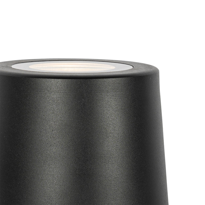 QAZQA Moderne tuinspot zwart rond IP65 AR111 - Lennard