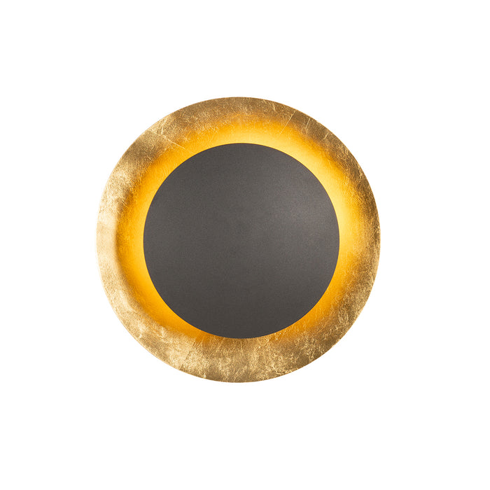 QAZQA Art Deco wandlamp zwart met goud - Emilienne