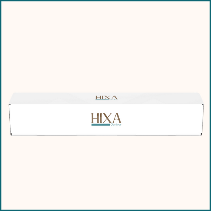 HIXA Balkonscherm Balkondoek Zonnescherm Winddicht 445x76 cm Zandkl...