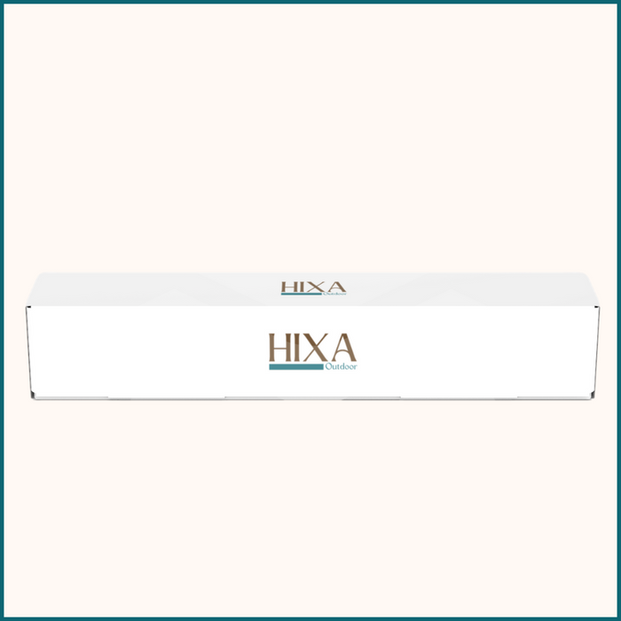 HIXA Balkonscherm Balkondoek Zonnescherm Winddicht 445x76 cm Donker...