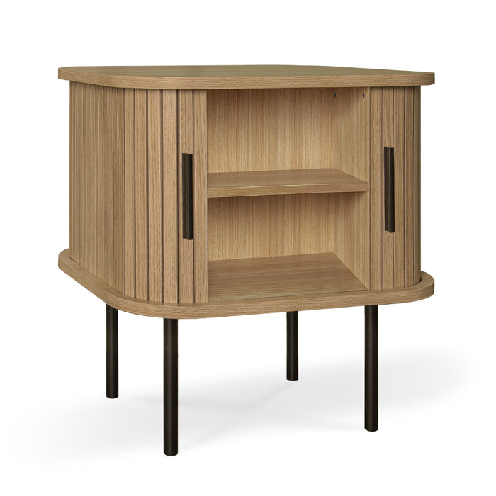 by fonQ basic Panel Nachtkastje - H 50 cm - Eiken