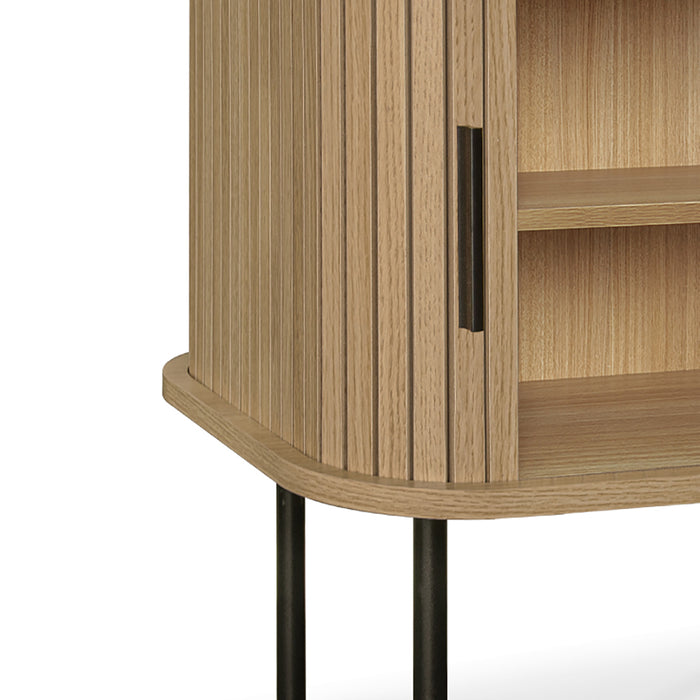 by fonQ basic Panel Nachtkastje - H 50 cm - Eiken