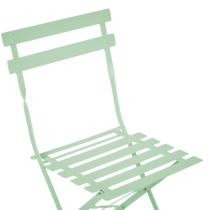 Beliani - FIORI - Bistroset voor 2 - Groen - Staal