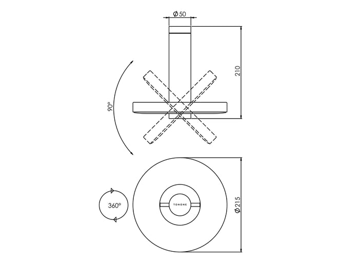 Beads 5 cluster hanglamp LED lineair zwart