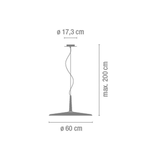 Skan 0275 hanglamp LED Ø60 groen