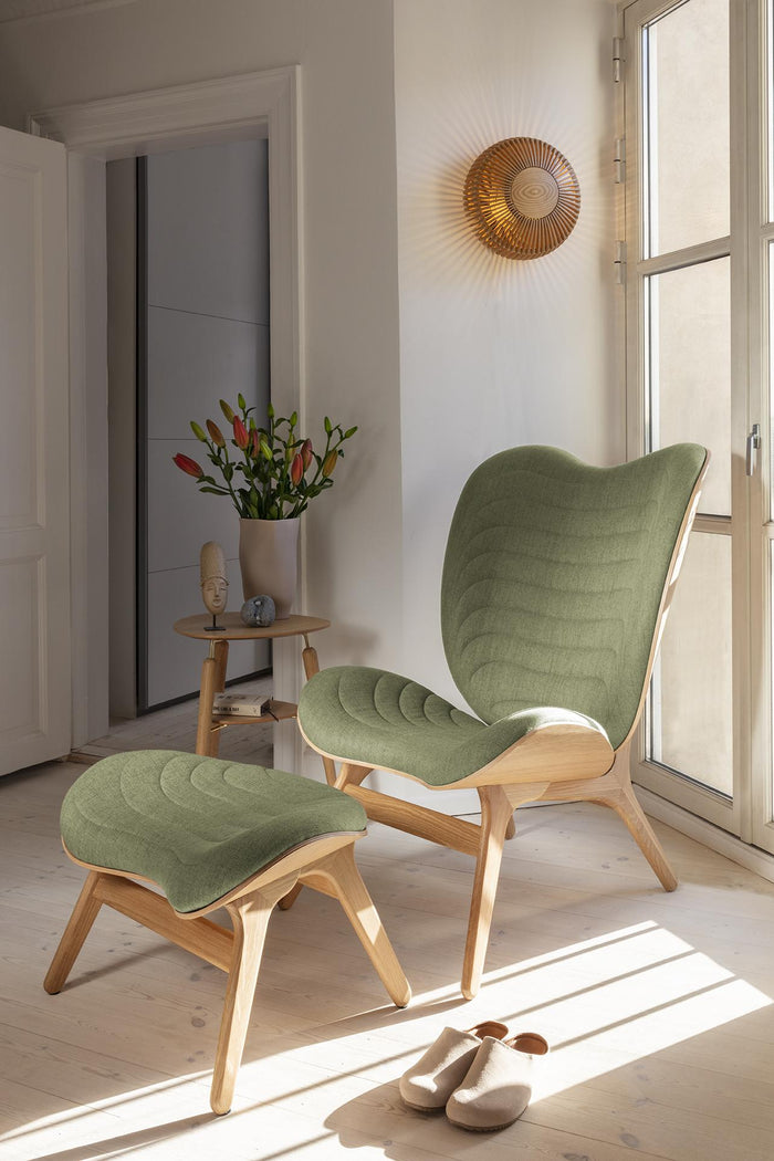 Clava Up Wood wandlamp medium Ø35 donker eiken