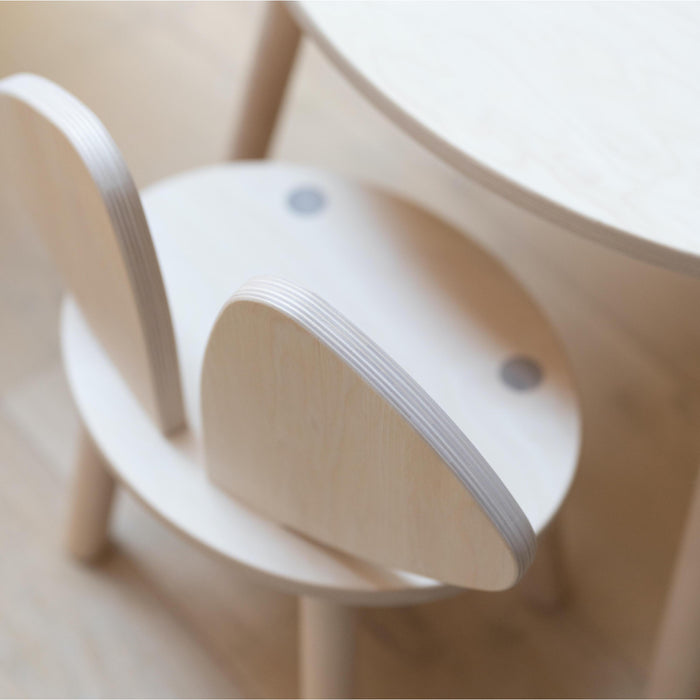 Nofred Mouse kinderstoel + kindertafel set beige