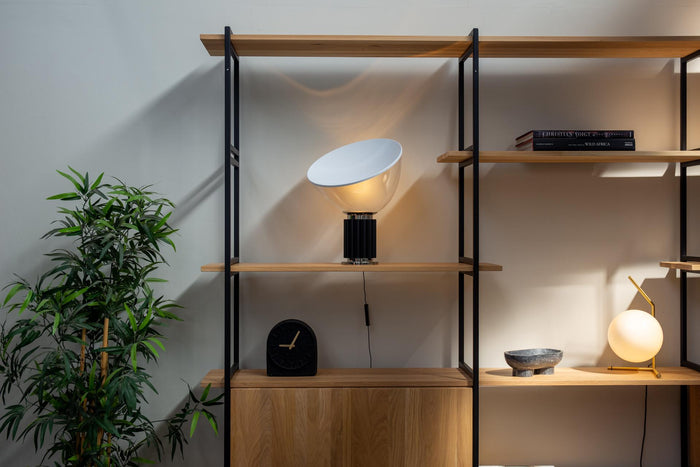 Flos Taccia tafellamp LED glas small wit