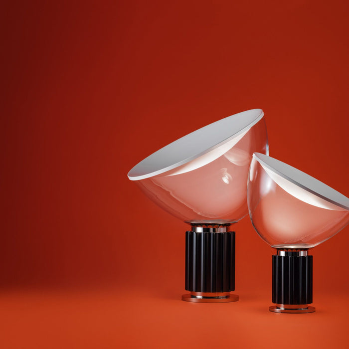 Flos Taccia tafellamp LED glas small wit