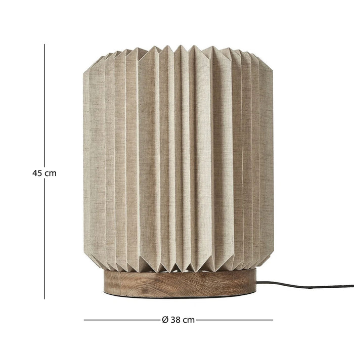 by fonQ Linen Tafellamp Ø 38 cm - M