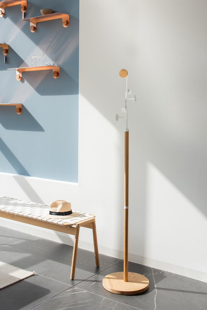 Hook staande kapstok Ø37 groen