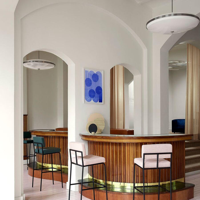 FÉST Monday barkruk 65 zwart Royal 160 magnolia