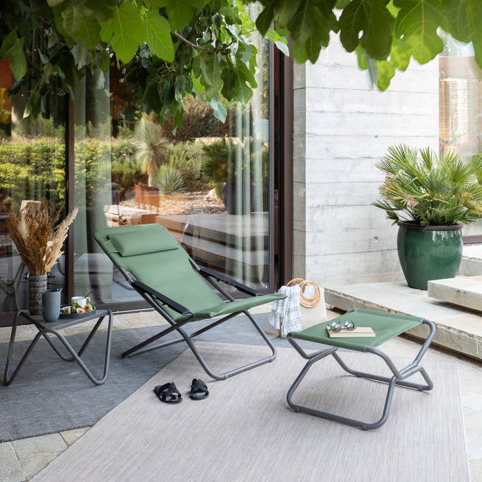 Lafuma Transabed Opvouwbare Ligstoel - Olive