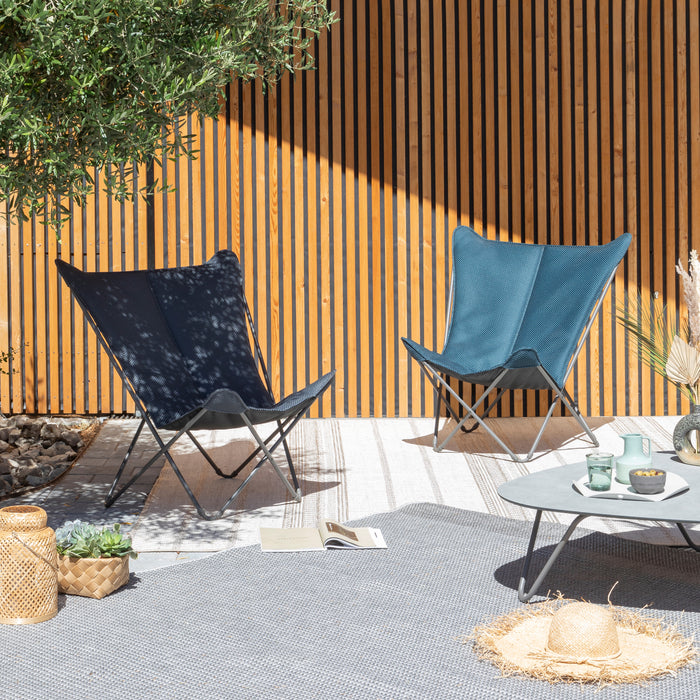 Lafuma Maxi Pop Up XL Loungestoel - Inktblauw