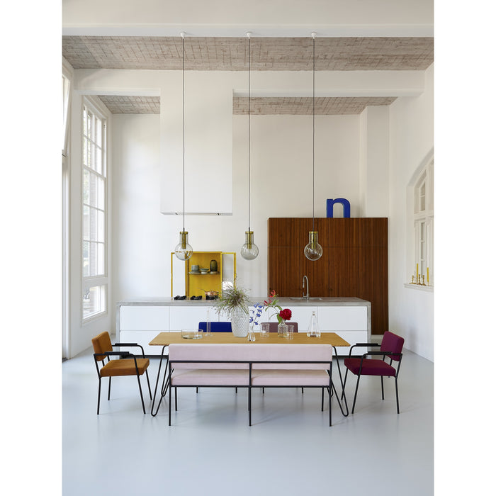 FÉST Monday eetbank 200 zwart Sydney 22 beige