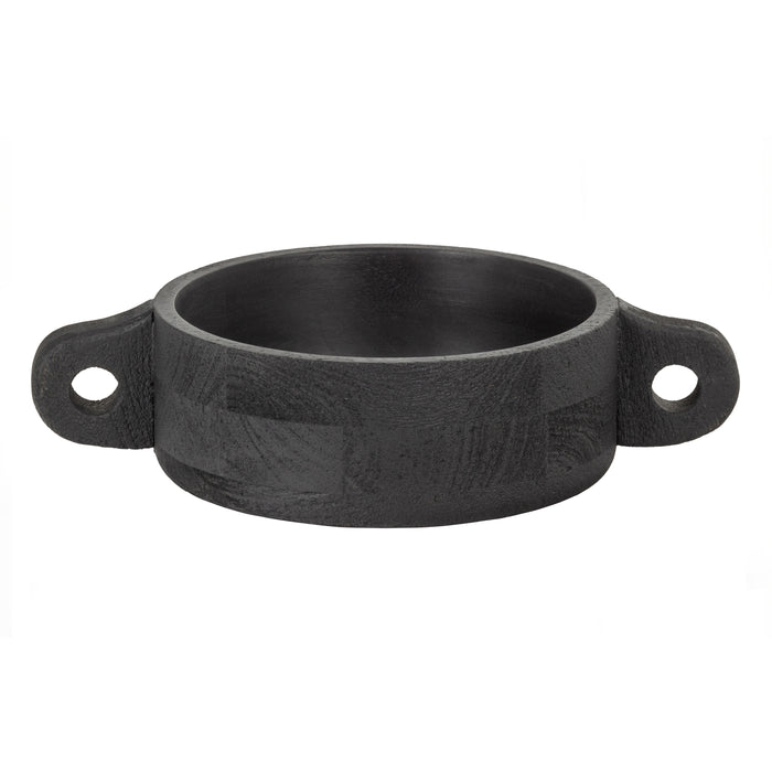 WOOOD Hari Schaal - Mango Hout - Zwart - 9x37x24