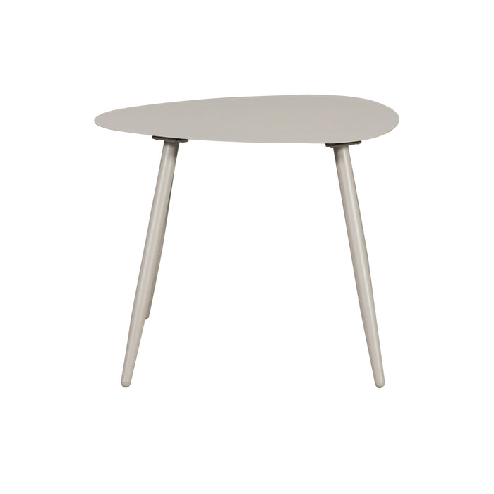 WOOOD Aivy Outdoor Bijzettafel - Metaal - Mist - 45x58