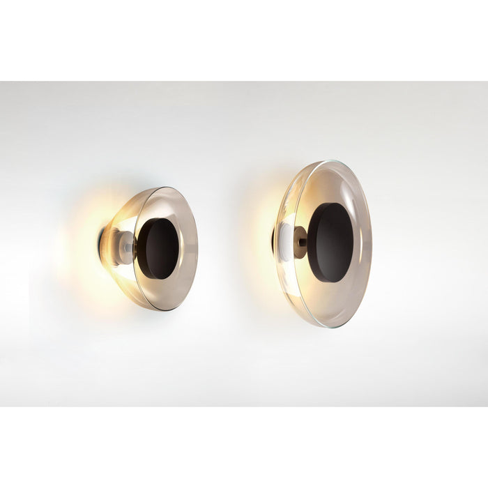 Marset Aura Plus wandlamp LED Ø25 opaal