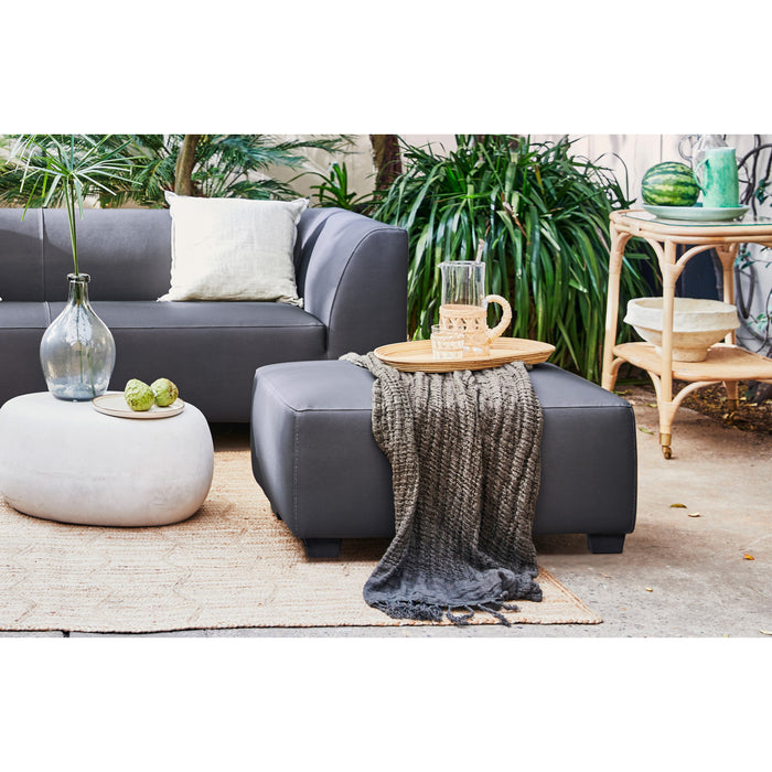 vtwonen Hollandia Tuinhocker - PVC - Grijs - 44x88x64