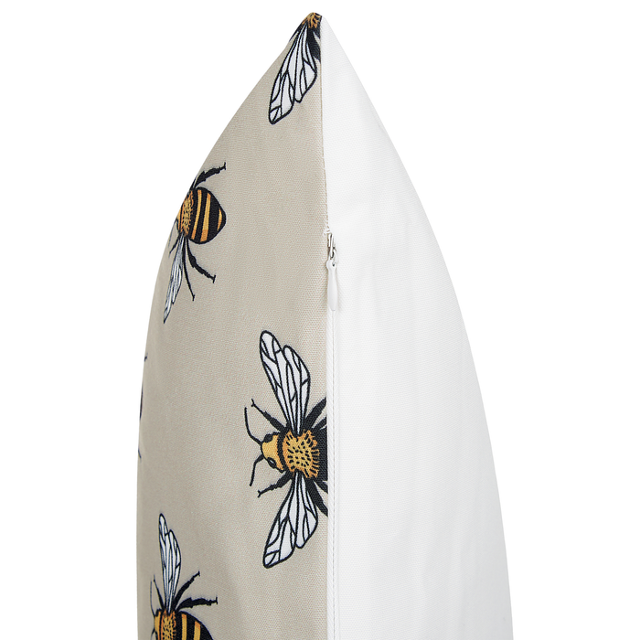 Beliani-CANNETO-Tuinkussen set van 2-Beige-40 x 60 cm-Polyester