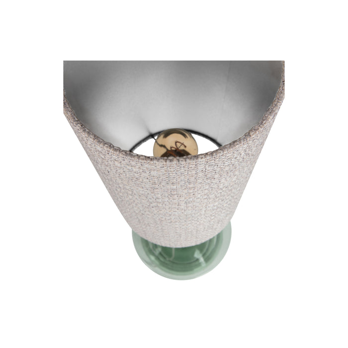 WOOOD Chunky Lampenkap - Polyester - Grijs Melange - Goudx20x20