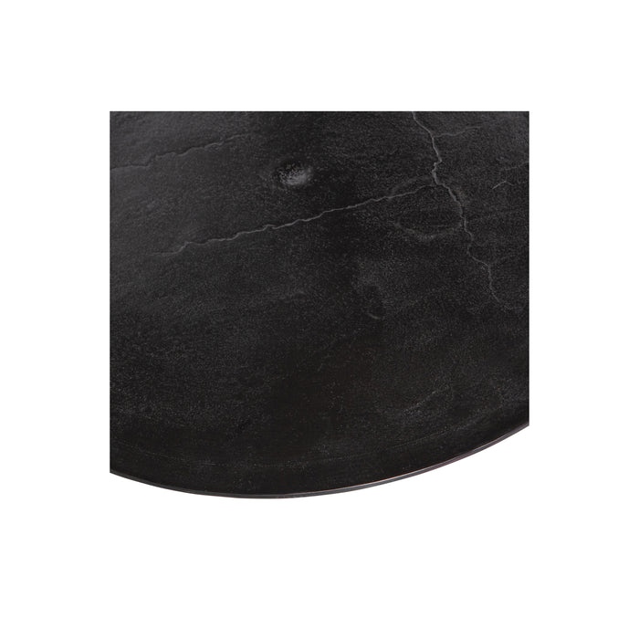 WOOOD Foss Salontafel - Aluminium - Antique Zwart|Bruin - 40x75x75