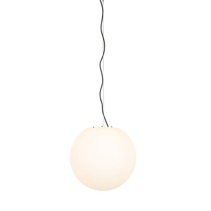 QAZQA Moderne buitenlamp wit 45 cm IP44 - Nura