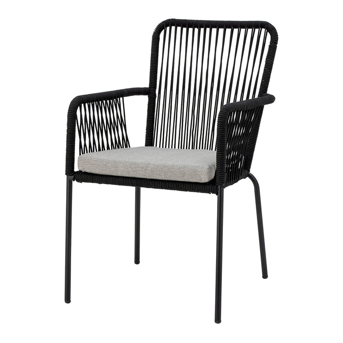 Bloomingville Santino Tuinstoel - Zwart