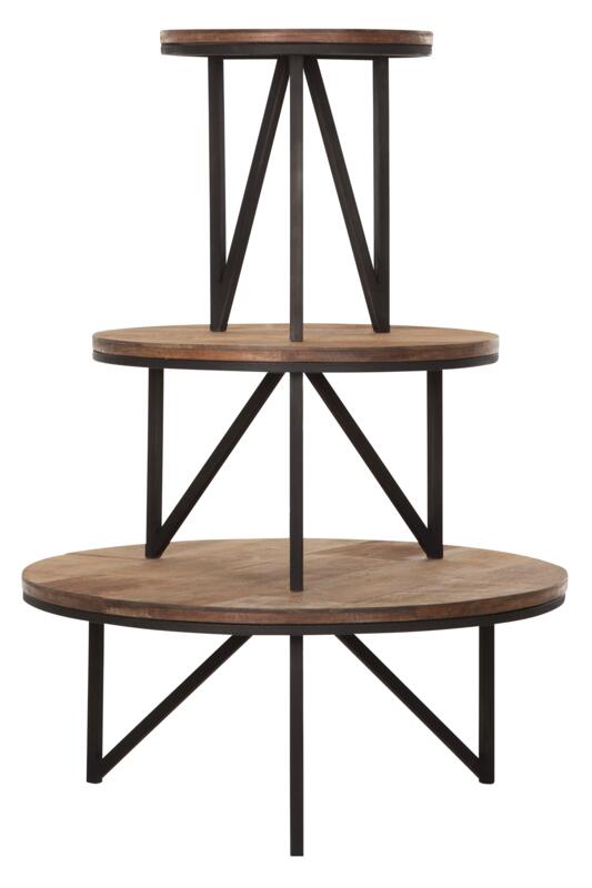 DTP Home Coffee table Odeon round small,45xØ40 cm, recycled teakwood