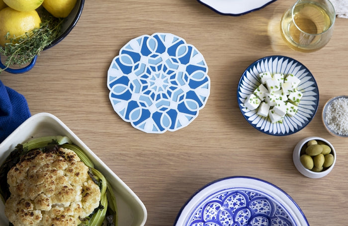 Peleg Design TriveTile - onderzetter - blauw